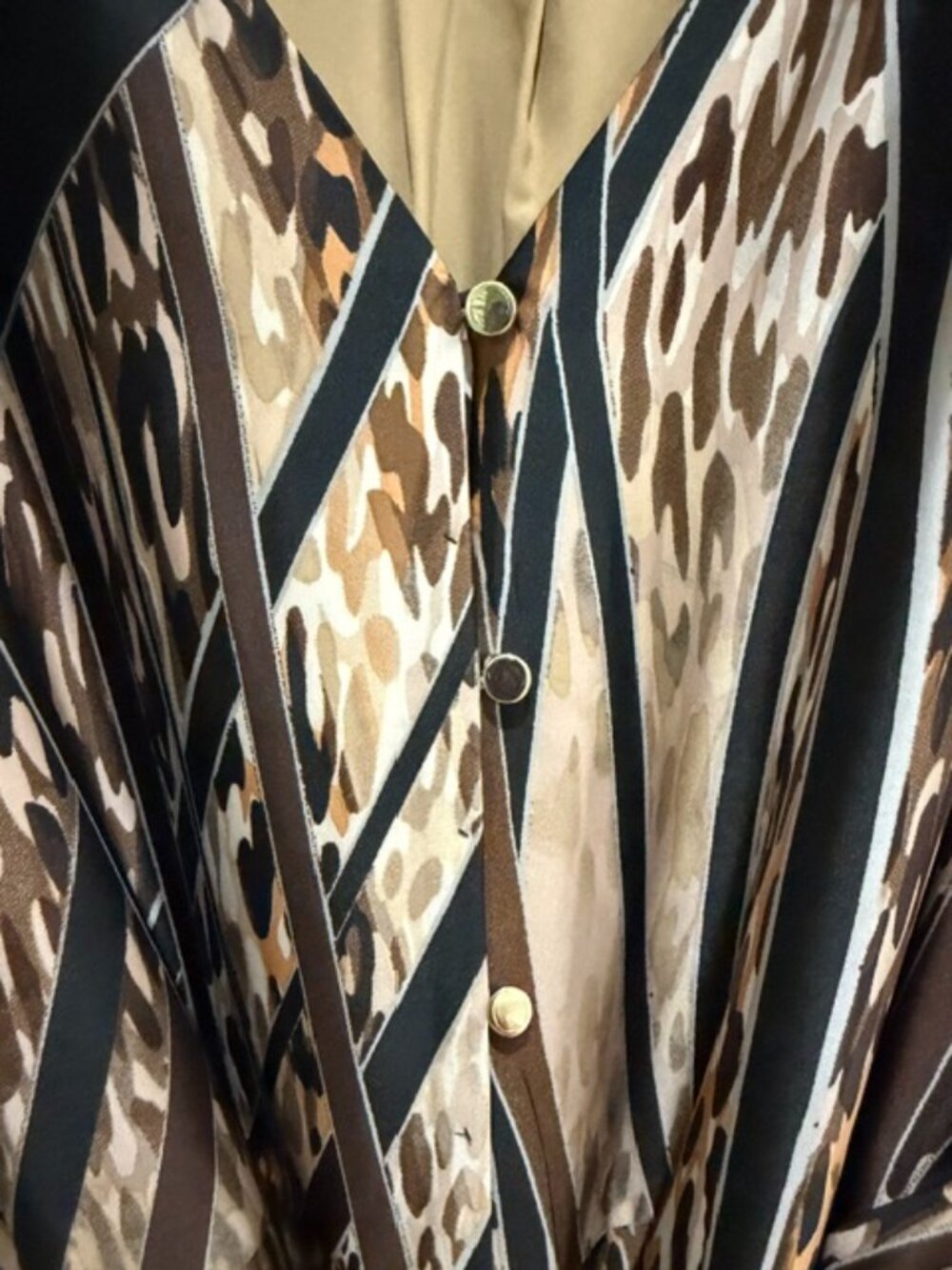 New York & Company Leopard Print Faux Wrap w/ POCKETS XXL | EUC - Picture 7 of 15